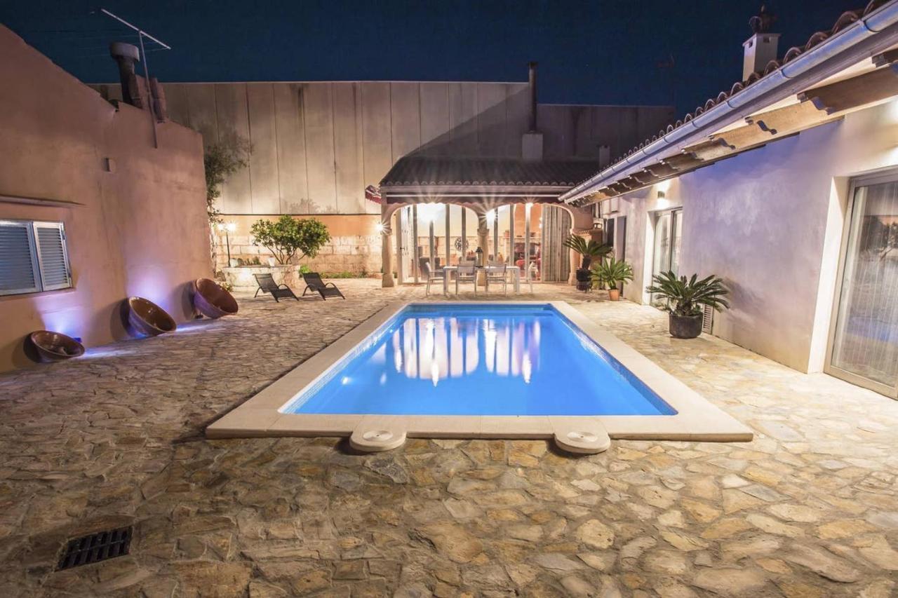 사 포블라 Ca Na Pessina,Con Piscina Privada 빌라 외부 사진