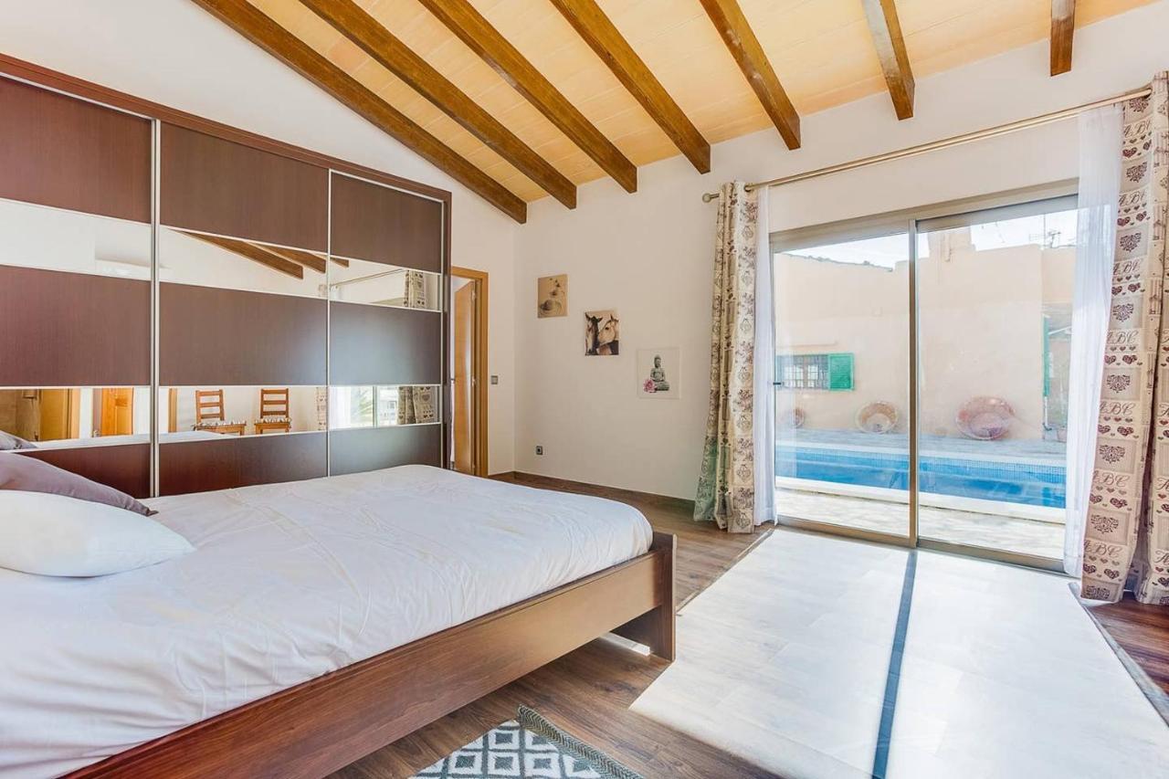 사 포블라 Ca Na Pessina,Con Piscina Privada 빌라 외부 사진